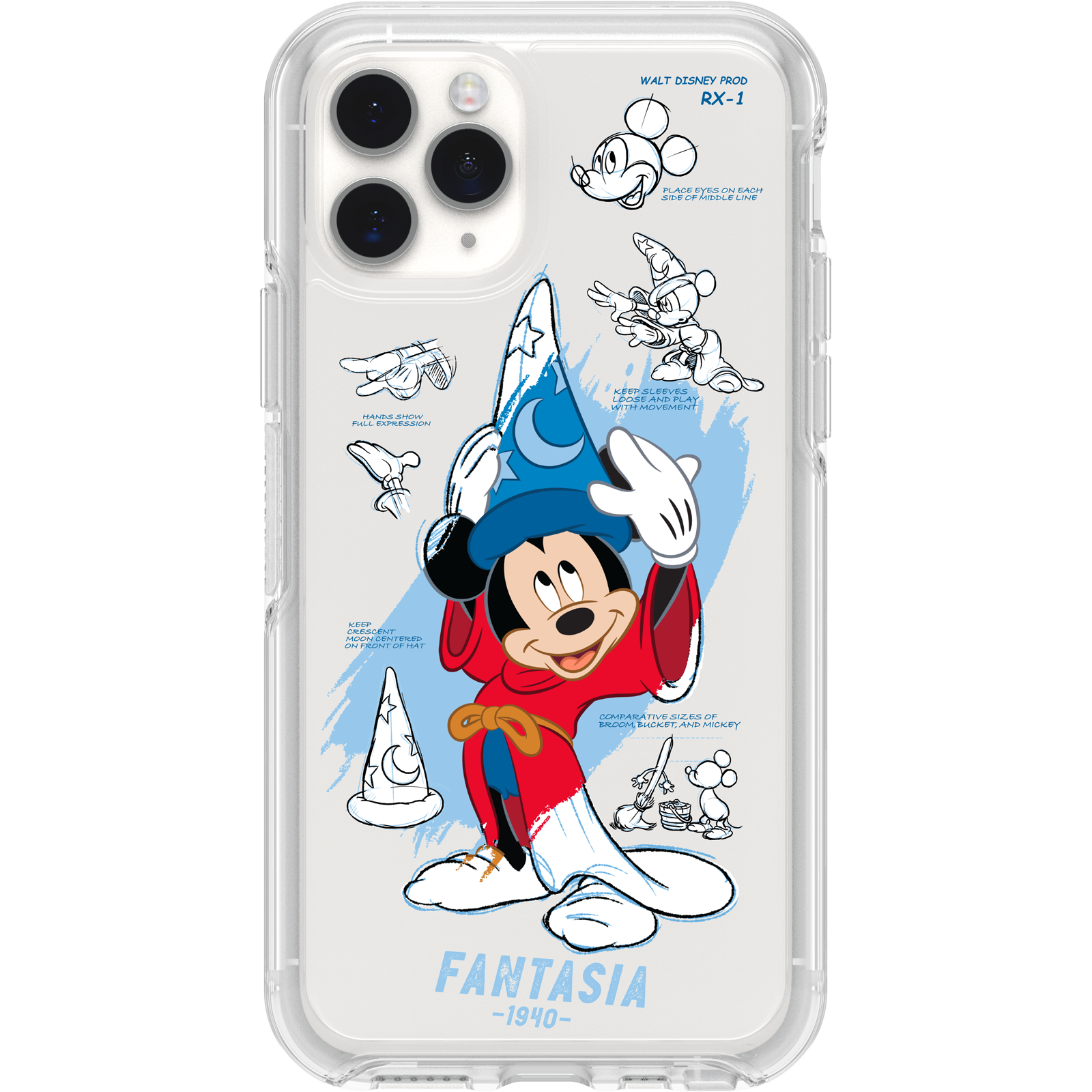 Fantasia clear OtterBox phone case render